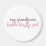 My grandmom fights like a girl 2008 refrigerator magnet