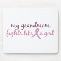 My grandmom fights like a girl 2008 mousepads
