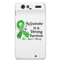 My Grandmother is a Strong Survivor Green Ribbon Droid RAZR Cover
