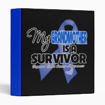 My Grandmother is a Survivor - Colon Cancer 3 Ring Binders