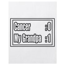 My Grandpa Beat Cancer (Scoreboard) Flyer