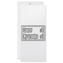 My Grandpa Beat Cancer (Scoreboard) Rack Card Template