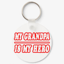 My Grandpa Is My Hero keychains