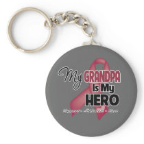My Grandpa is My Hero - Multiple Myeloma Key Chains