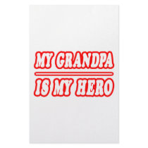My Grandpa Is My Hero stationery by Proud_Grandpa_Shirts My Grandpa Is My Hero stationery