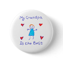 My Grandpa is the Best buttons