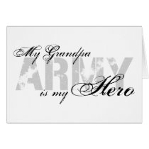 My Grandpa My Hero - ARMY Card