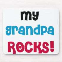 My Grandpa Rocks mousepads by toddlersplace My Grandpa Rocks mousepads