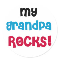 My Grandpa Rocks stickers