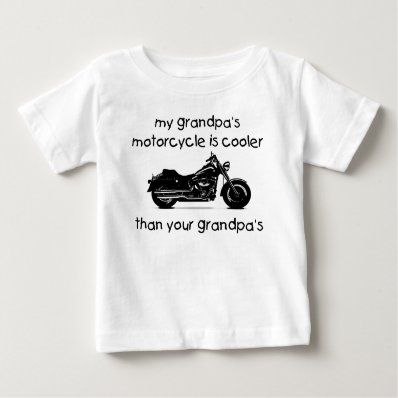 My grandpa&#39;s motorcycle is cooler tee shirt