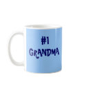 my grandson is cuter than yours, #1 GRANDMA mugs