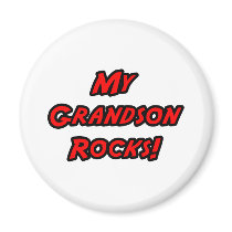 My Grandson Rocks magnets