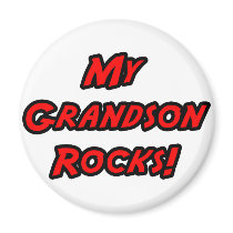 My Grandson Rocks magnets