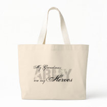 My Grandsons My Heroes - ARMY Canvas Bag