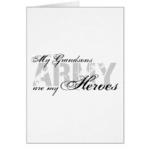 My Grandsons My Heroes - ARMY Cards