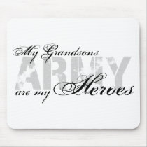 My Grandsons My Heroes - ARMY Mouse Pads