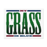 "My Grass Is Blue" postcards