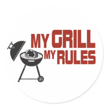 My Grill My Rules stickers by cdandc My Grill My Rules stickers