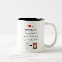 My Groenendael Loves Peanut Butter Coffee Mugs
