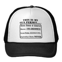 My Gun Permit Never Expires Hat