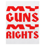 My Guns My Rights flyers
