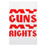My Guns My Rights Stationery Design