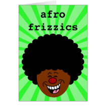 My hair defies the law of gravity and astrophysics greeting card