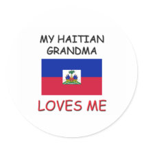 My Haitian Grandma Loves Me stickers by flagshirt My Haitian Grandma Loves Me stickers