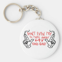 My Hand Guns Keychain