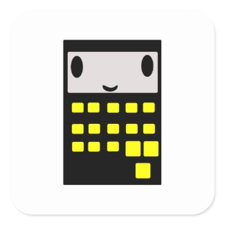 My Happy Calculator sticker