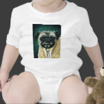 My Happy Face - Pug Dog Art Rompers