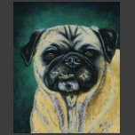My Happy Face - Pug Dog Art T Shirt