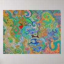 "My Happy Place" Poster Print