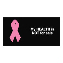 My health is not for sale photo cards