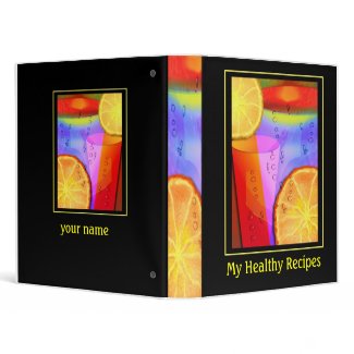 My Healthy Recipes Binder binder