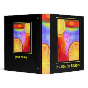 My Healthy Recipes Binder binder