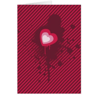 My heart aches for you greeting card by giskard