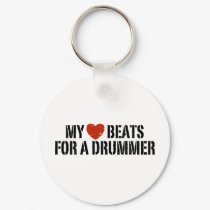 My Heart Beats For a Drummer keychains by magarmor My Heart Beats For a Drummer keychains
