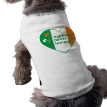 My heart beats for Ireland pet clothing