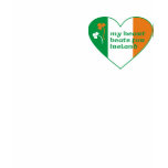 My heart beats for Ireland T-shirt
