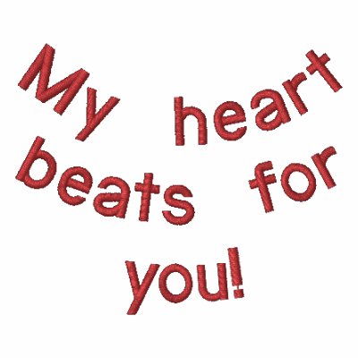 My heart beats for you! polo shirt My heart beats for you! polo shirt