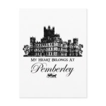 My Heart Belongs At Pemberley Postcards