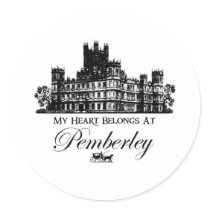 My Heart Belongs At Pemberley Sticker