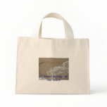 My heart belongs at the beach tote bags