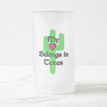 My Heart belongs in Texas Coffee Mug