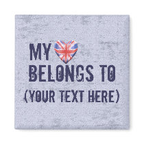 My Heart Belongs magnets by MadDogs My Heart Belongs magnets