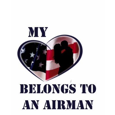 My Heart Belongs to a Airman Shirts by emily381