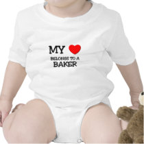 My Heart Belongs To A BAKER t-shirts by professions My Heart Belongs To A BAKER t-shirts