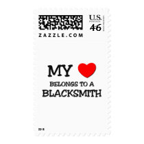My Heart Belongs To A BLACKSMITH postage