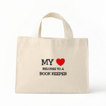 My Heart Belongs To A BOOK KEEPER bags by professions My Heart Belongs To A BOOK KEEPER bags